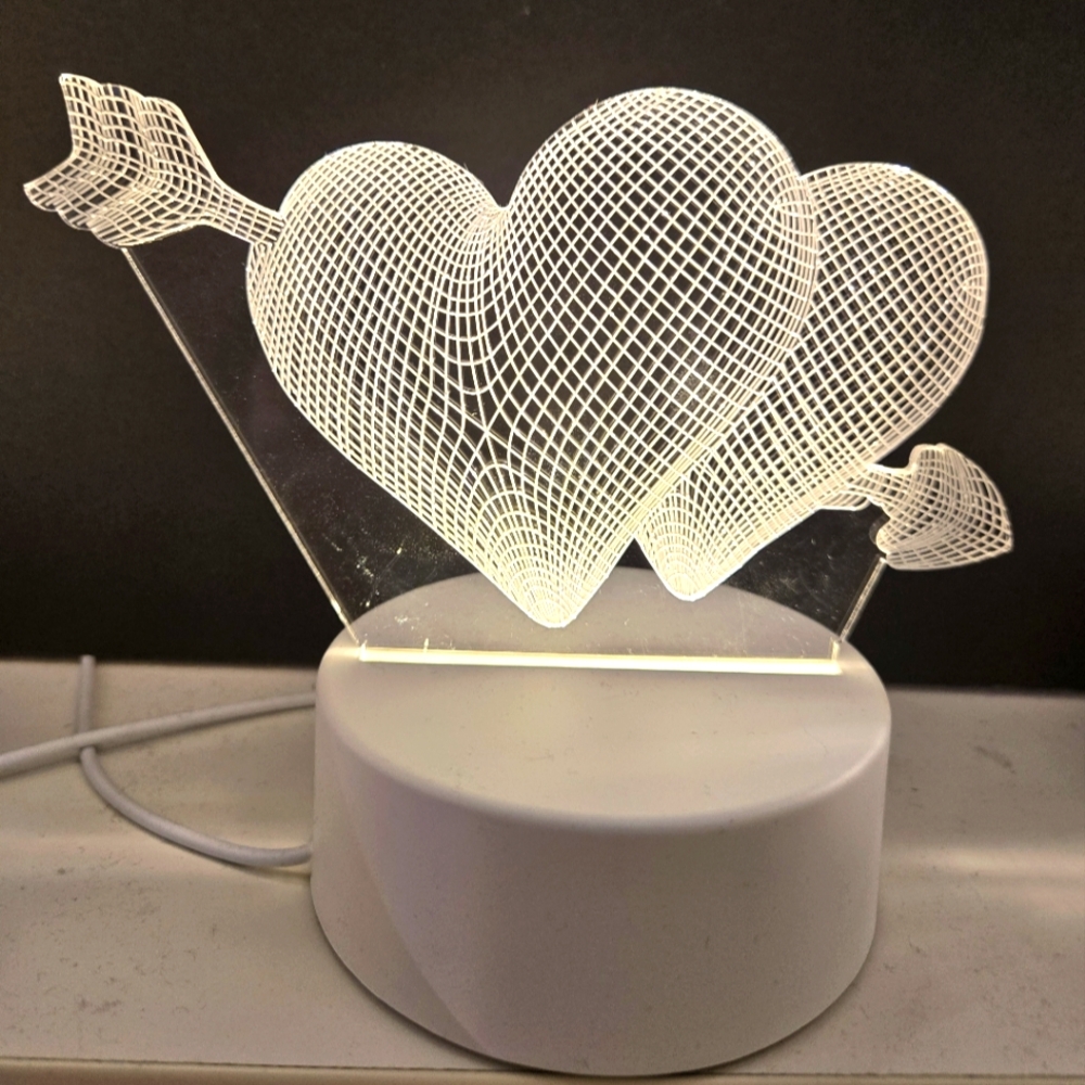 3D LED Night Light Fun Shapes